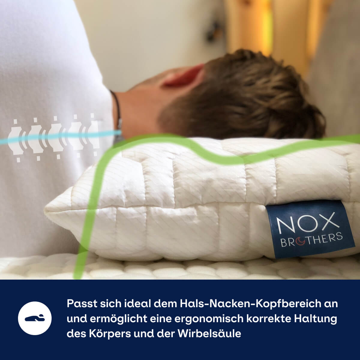Naturlatex Nackenkissen Kissen